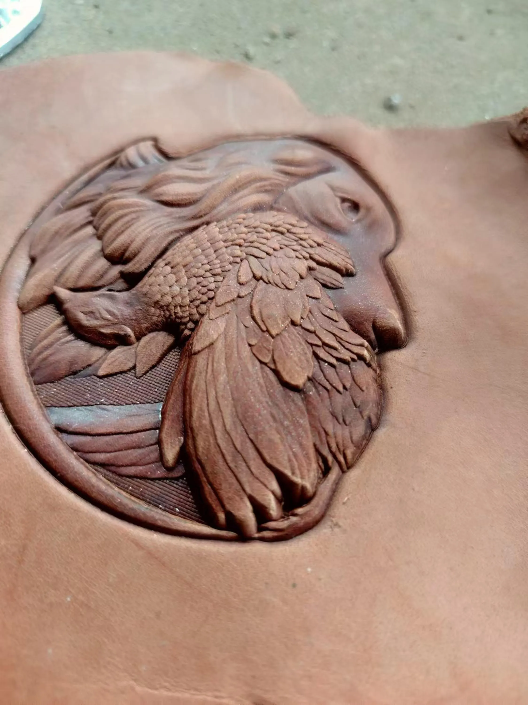 Hound three-dimensional dog leather embossing mold three-dimensional animal mold embossing shaping mold