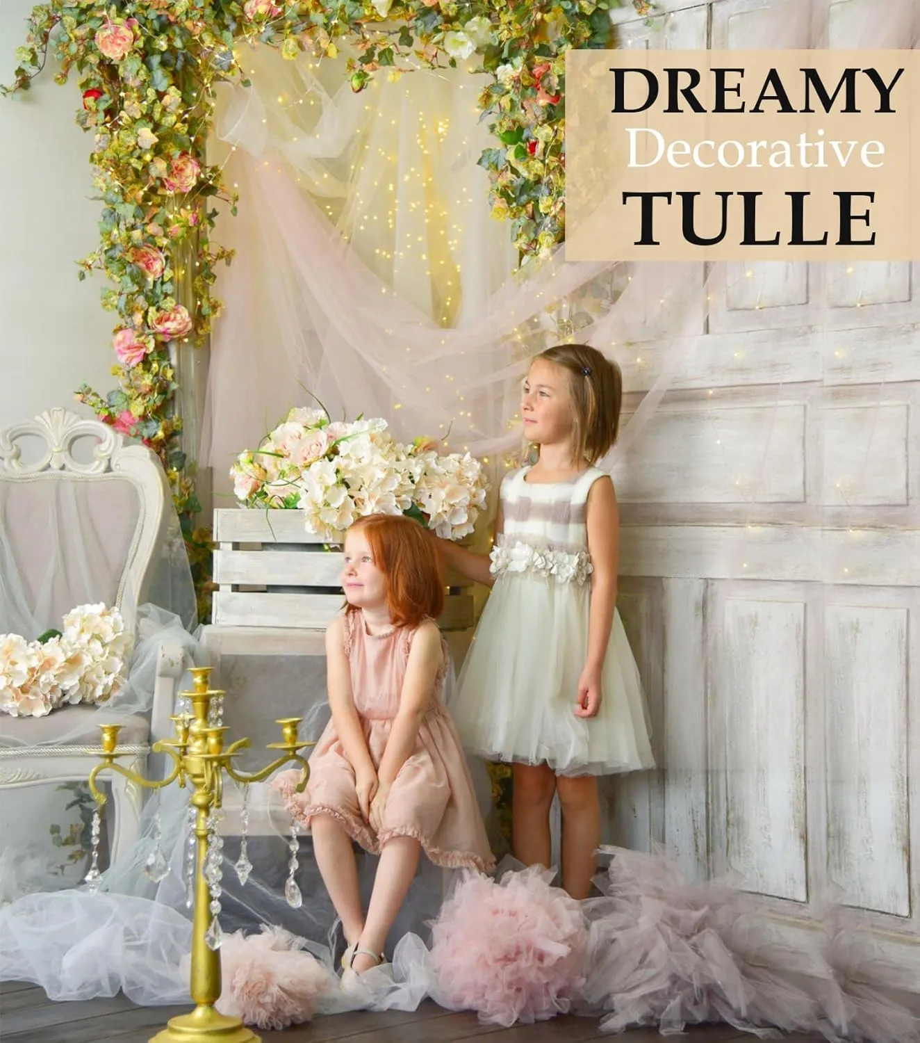 Hunter Green Tulle Fabric Roll, 54" x 40 Yards (120FT) Tulle for Christmas Wedding Decoration DIY Tutu Party Backdrop Baby Shower Table Skirts Gift Wrapping