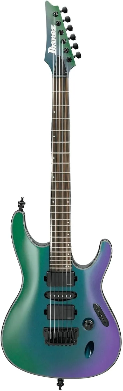 Ibanez S Axion Label 6-String Electric Guitar (Right-Handed, Blue Chameleon)