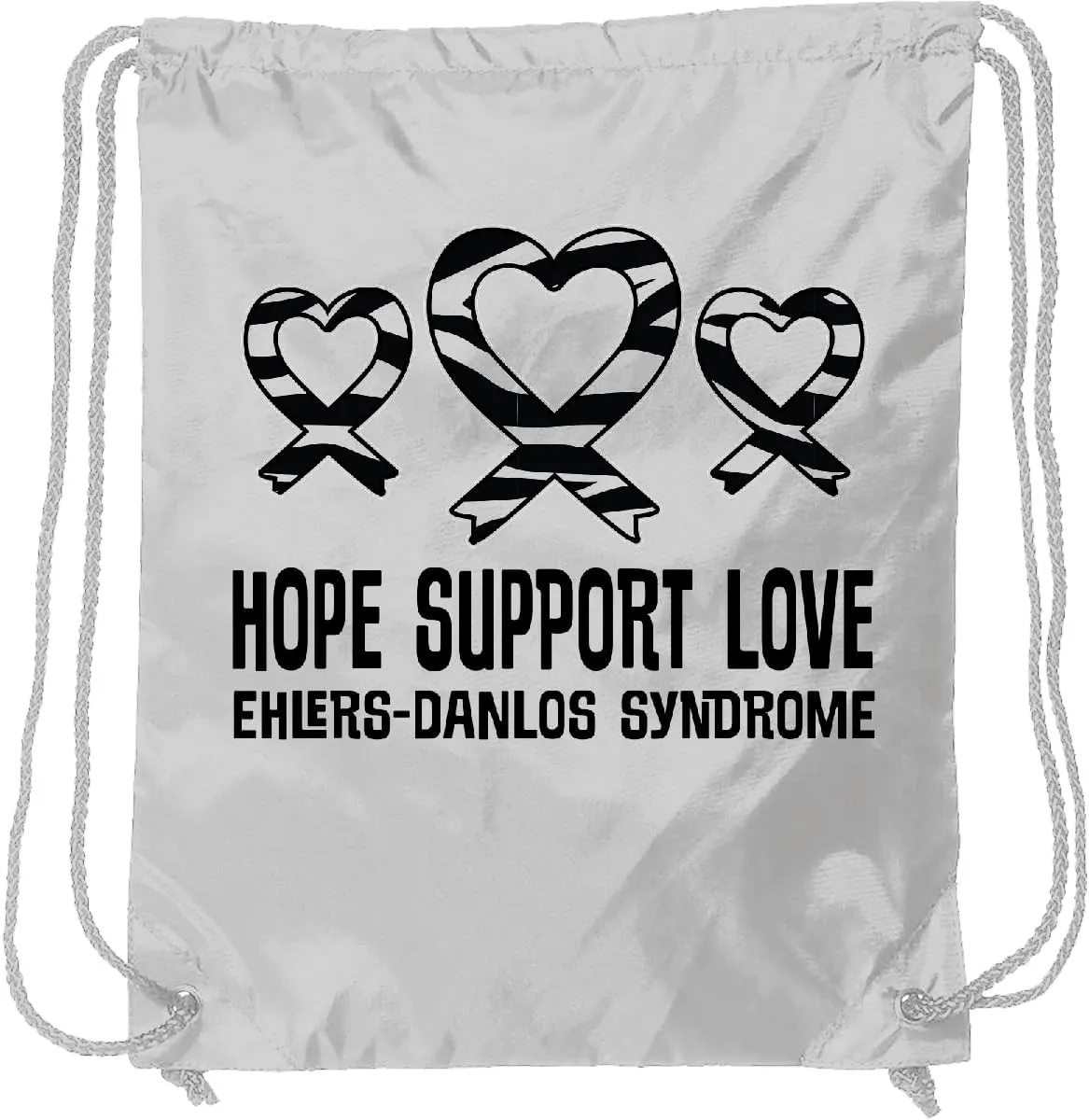 inktastic Ehlers Danlos Syndrome EDS Awareness Drawstring Bag White 2f3a0