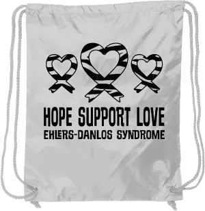 inktastic Ehlers Danlos Syndrome EDS Awareness Drawstring Bag White 2f3a0