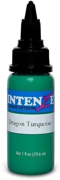 Intenze Tattoo Ink - Dragon Turquoise - 1oz Bottle