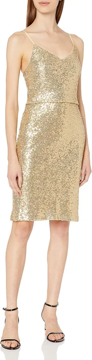Jenny Yoo Women's Emery Short Sequin Dress