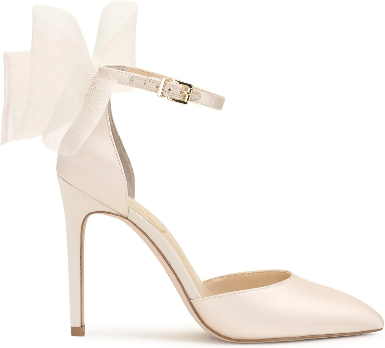 Jessica Simpson Womens Phindies Satin Bow Pumps