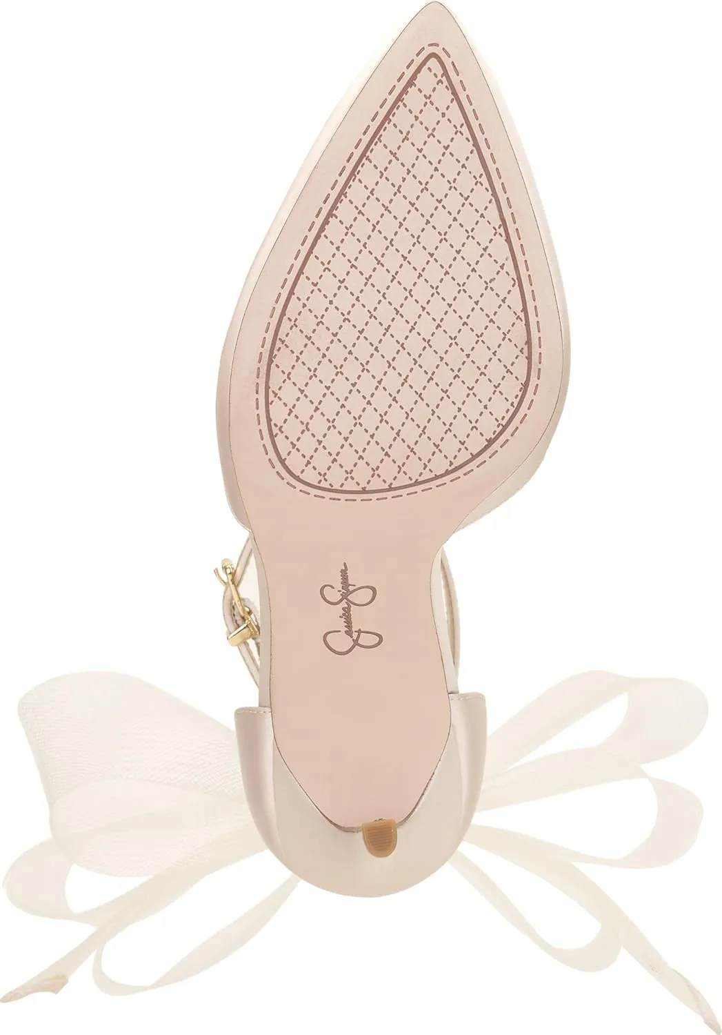 Jessica Simpson Womens Phindies Satin Bow Pumps