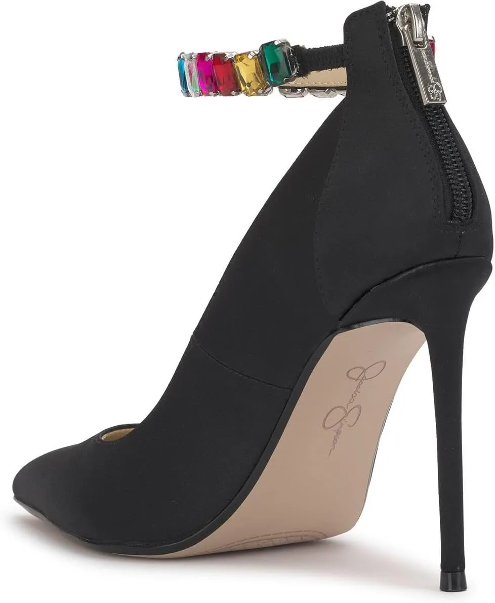 Jessica Simpson Womens Samiyah Embellished Pointed Toe Pumps