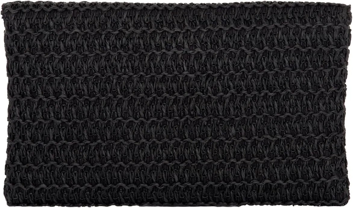 JNB Natural Straw Clutch