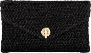 JNB Natural Straw Clutch