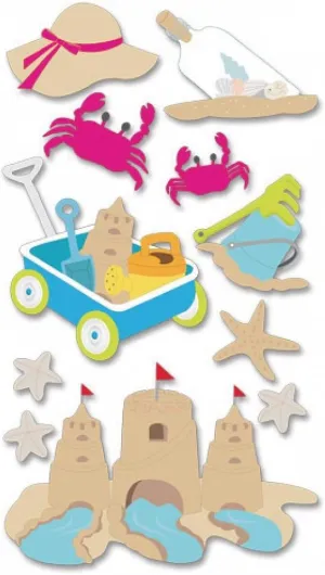 Jolee's Boutique Dimensional Stickers-Sand Theme