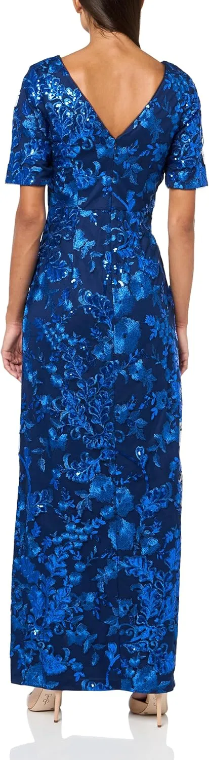 JS Collections Women's Ayana Column Gown