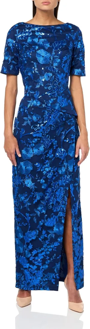 JS Collections Women's Ayana Column Gown