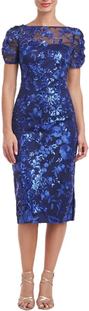 JS Collections Women's Clover Tea Length Dress