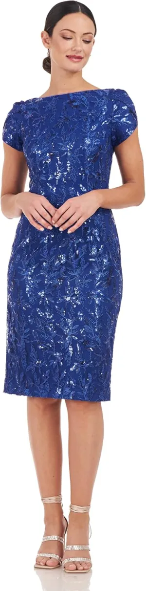 JS Collections Women's Fiona Knee Length Dress