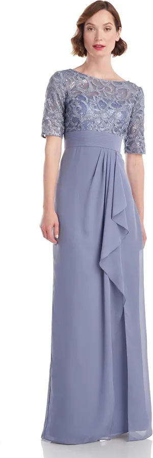 JS Collections Women's Meg Cascade Gown