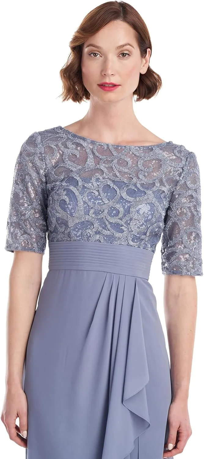 JS Collections Women's Meg Cascade Gown