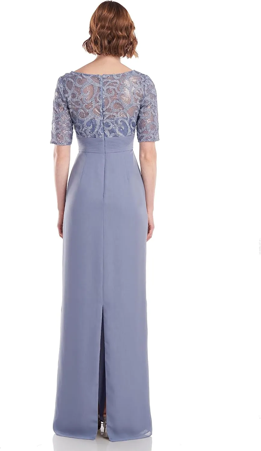 JS Collections Women's Meg Cascade Gown