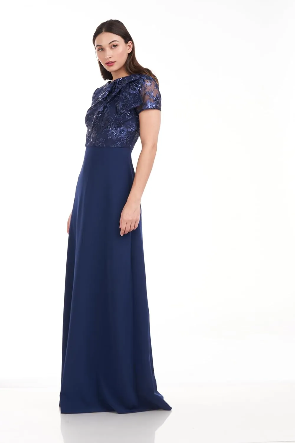 JS Collections Women's Rae Bow Detail Gown