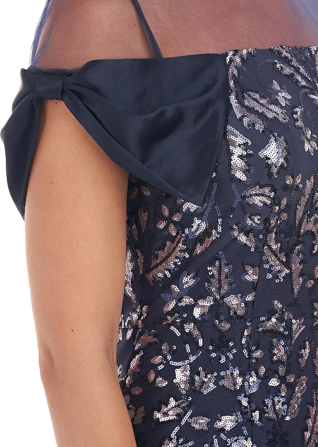JS Collections Women's Selena Bow Cocktail Dress