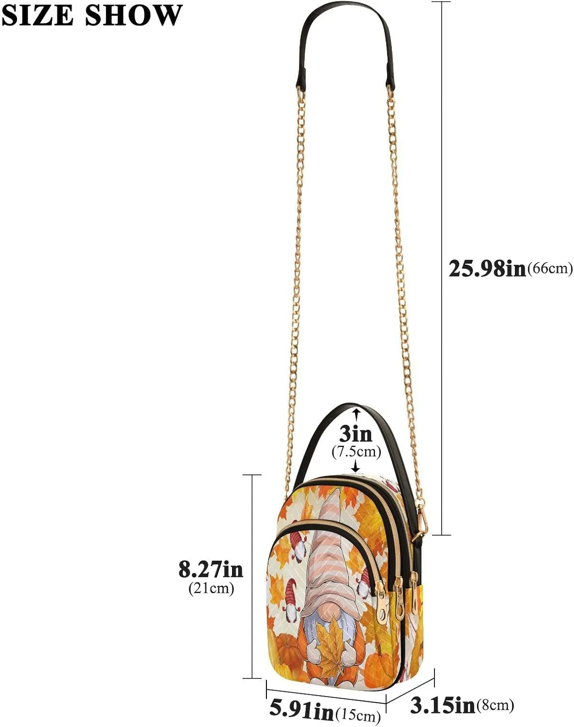 JSTEL Small Crossbody Bag for Women with Compartments,Long Strap Crossbody Purse Polyester Phone Purse Wallet