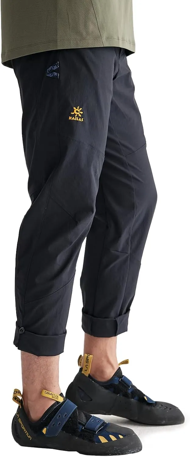 KAILAS Men's Climbing Pants Stretch Windbreaker Outdoor Hiking Lightweight Tactical Running Cargo Pants Breathable