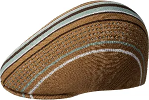 Kangol Clubhouse Stripe 507 Hat - Tan/Sage Green/S Ivy Caps & Flat Caps