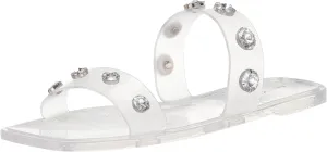 Katy Perry Women's The Geli Embellished Square Toe Sandal