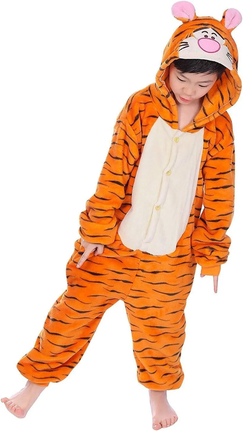 Kids Animal Onesie Halloween Cosplay Costume Pajamas
