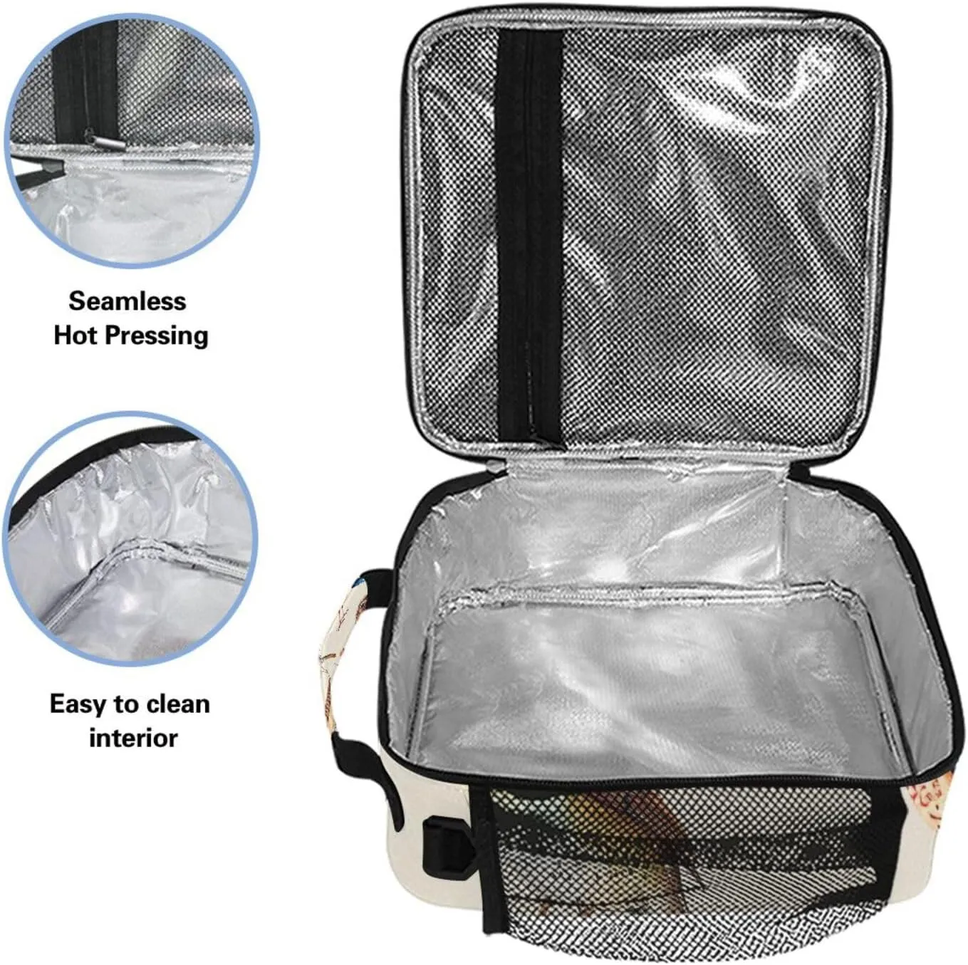 Kids Lunch Box Bird Sparrow Cooler Insulated for Boys and Girls, Lunch Bag with Shoulder Strap for School, Picnic Meal 20856307