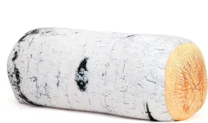 Kikkerland Birch Log Micro Bead Head Cushion