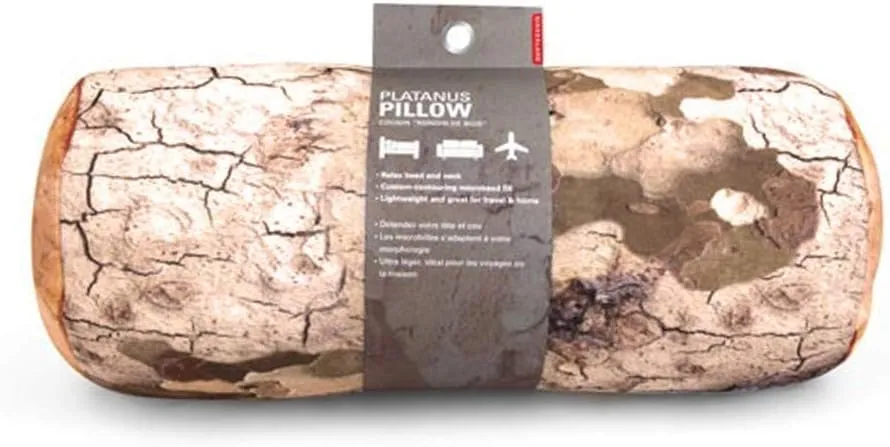 Kikkerland Platanus Log Micro Bead Head Cushion