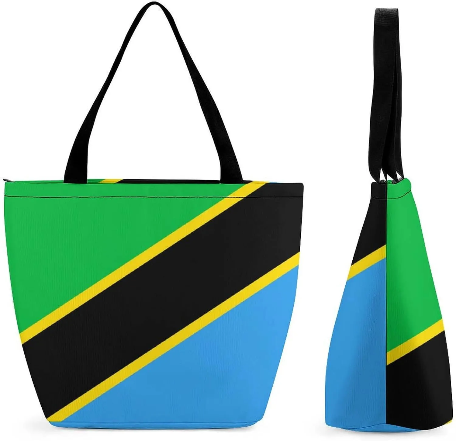 KiRYu Trendy British Antarctic Territory Flag Women's Large Shoulder Bag Perfect for Daily Errands and Shopping