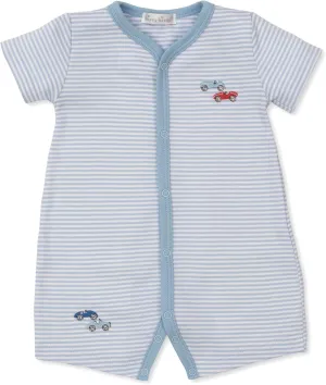 Kissy Kissy Baby Boys Infant Car Central Stripe Short Playsuit