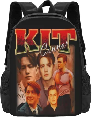 Kit Actors Connor Backpack Laptop Computer Backpacks Travel Bag Double Shoulder Daypack for Work Hiking 15.6 Inch