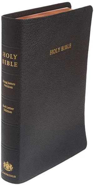 KJV Concord Reference Bible (Black Goatskin) Leather Bound – Deluxe Edition, August 5, 1999