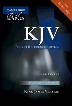 KJV Pocket Reference Burgundy Imitation with flap KJ242:XRF Imitation Leather – August 1, 2010