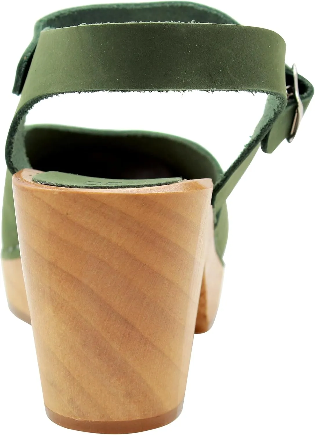 KLÄGN Swedish Wooden Mid-Heel Clogs
