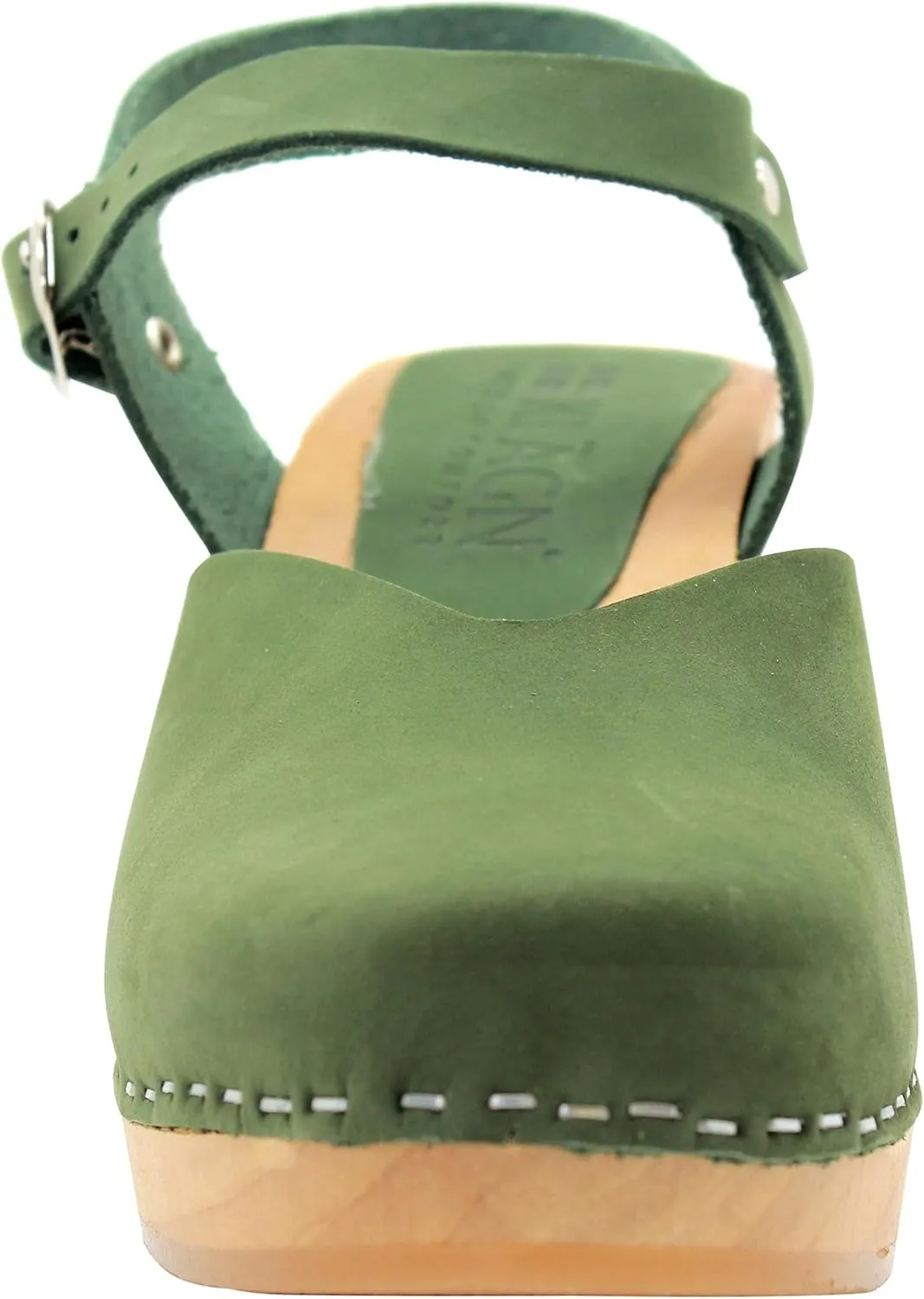 KLÄGN Swedish Wooden Mid-Heel Clogs