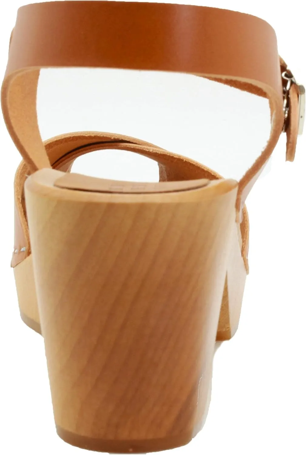 KLÄGN Swedish Wooden Mid-Heel Clogs