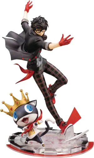 Kotobukiya Persona 5: Dancing in Starlight – Hero & Morgana ARTFX J Statue