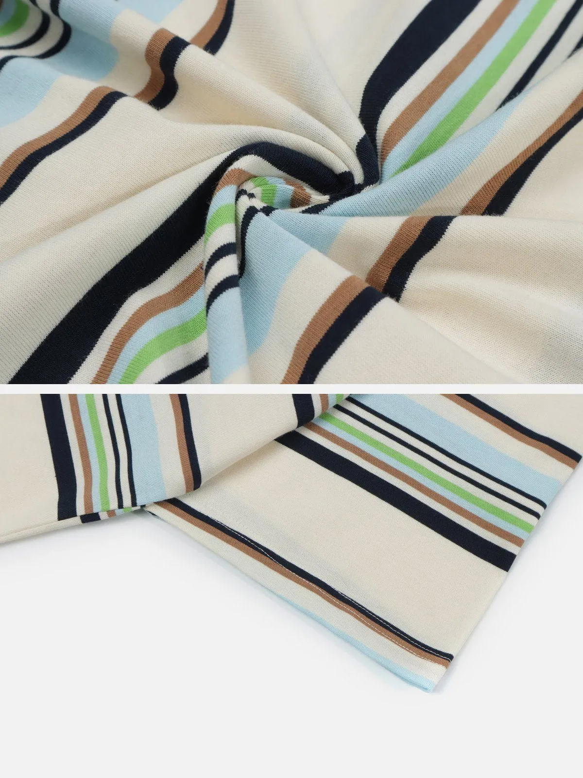 Labeled Stripes Tee
