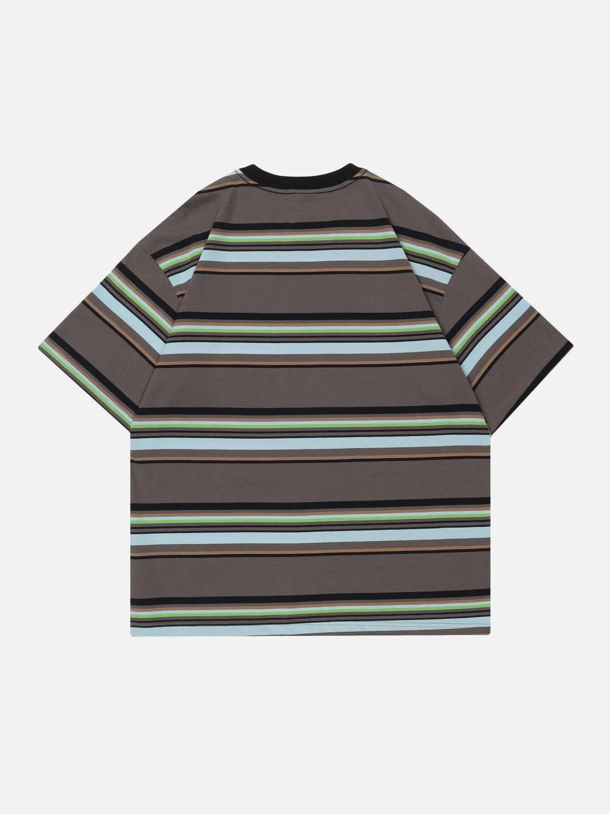 Labeled Stripes Tee