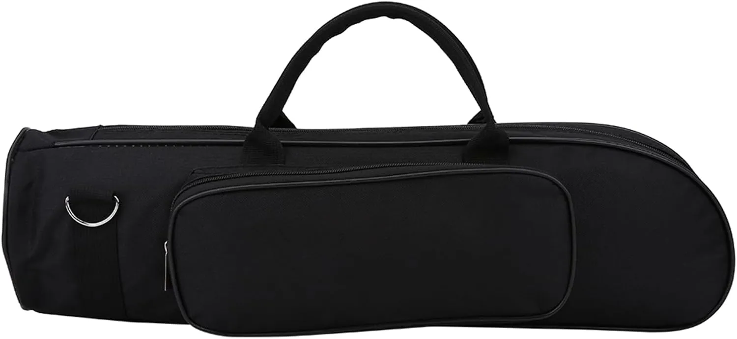 LADE Oxford Cloth Thicken Trumpet Bag Protects Your Instrument for Easy Transport and Storage (Black)