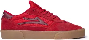 Lakai Cambridge Mens Skate Shoes, Red/Burgundy Suede, 7