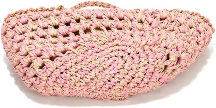 Large capacity Bag Fresh Hollow - out Straw Handbag, Essential for Leisure and Vacation Ladies shoulder Bag