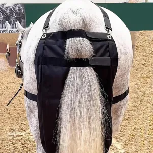 Large Medium Small Equine Manure Catcher Bag, Washable Horse Poop Storage Diaper for Outdoor, Portable Horse Manure Collection Bag for Scenic Area(Small)