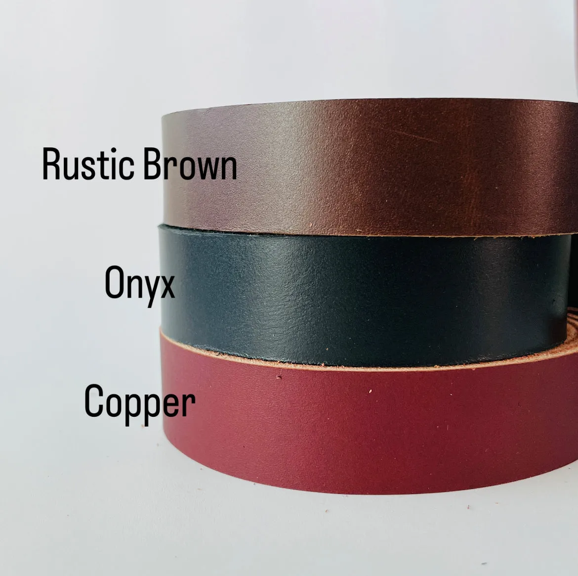 Leather Strap Blank, Rustic Brown