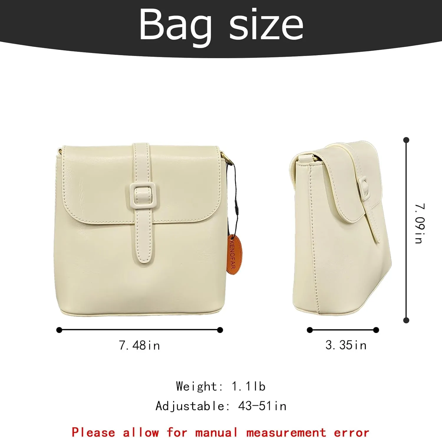 Leather Tote Bags for Women Genuine Leather Crossbody Tote Purse with Zipper Shoulder Bag Small