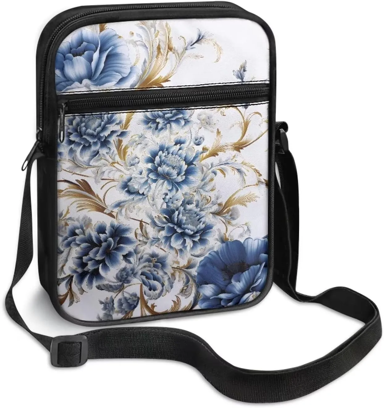 LedBack Cossbody Bag Messenger Bag Crossbody Bag Handbag Purse Shoulder Bag with Front Pocket Adjustable