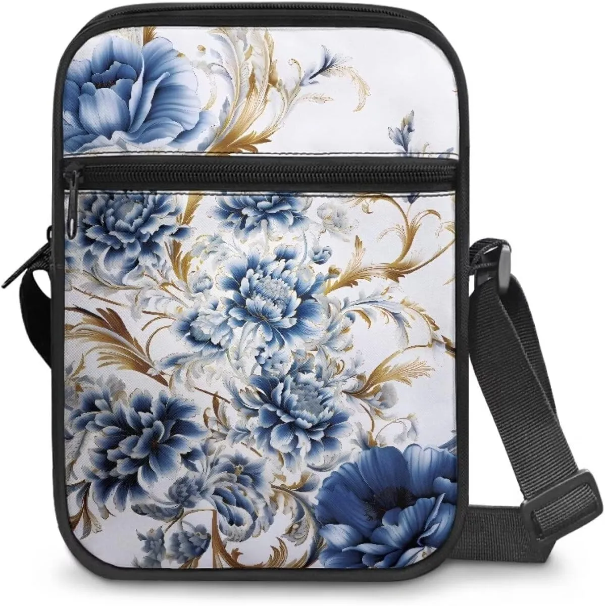 LedBack Cossbody Bag Messenger Bag Crossbody Bag Handbag Purse Shoulder Bag with Front Pocket Adjustable