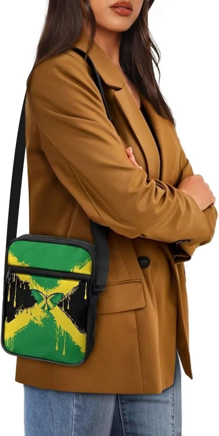 LedBack Cossbody Bag Messenger Bag Crossbody Bag Handbag Purse Shoulder Bag with Front Pocket Adjustable